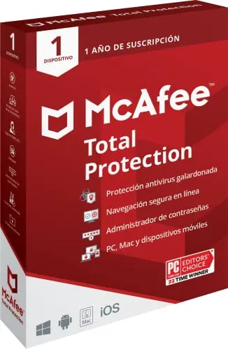 McAfee Total Protection (2022) 1 PC 1 Año