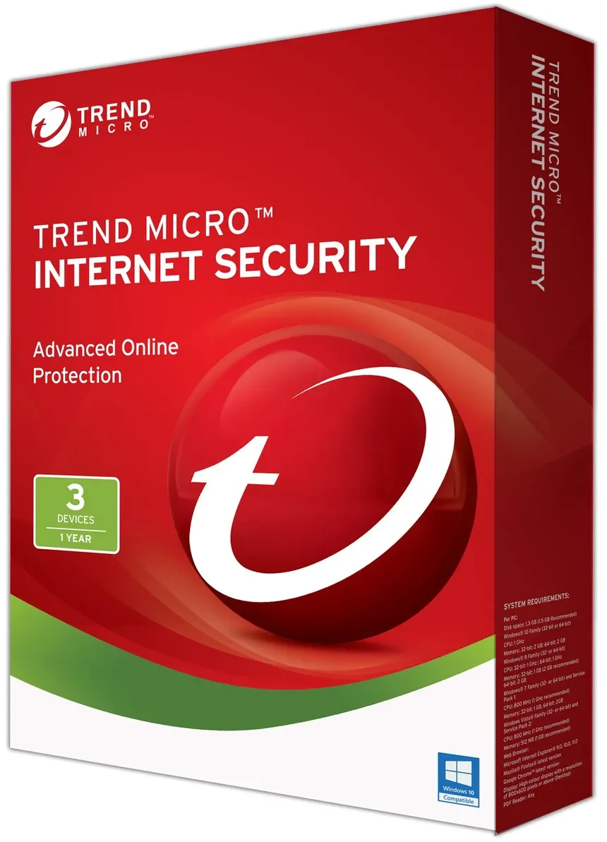 Trend Internet Security 1 PC 1 Año